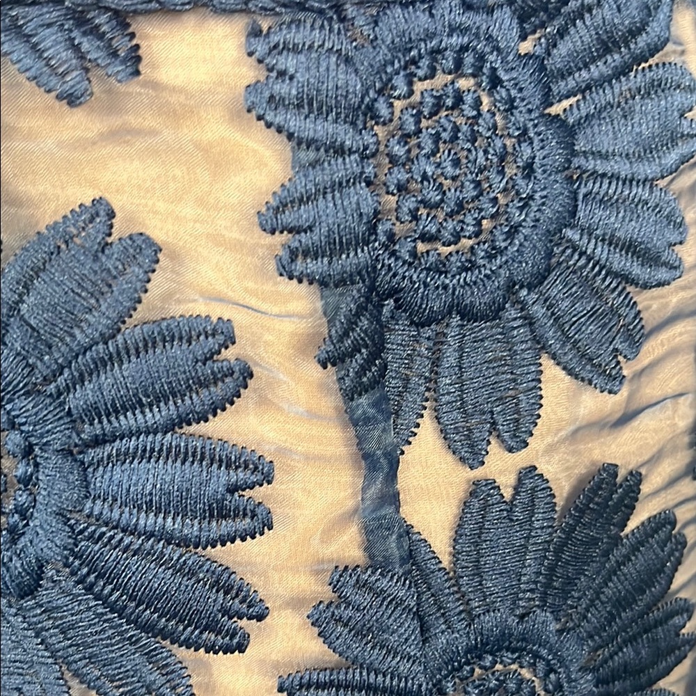 Michael Kors Navy Floral Mini Dress - Picture 8 of 12